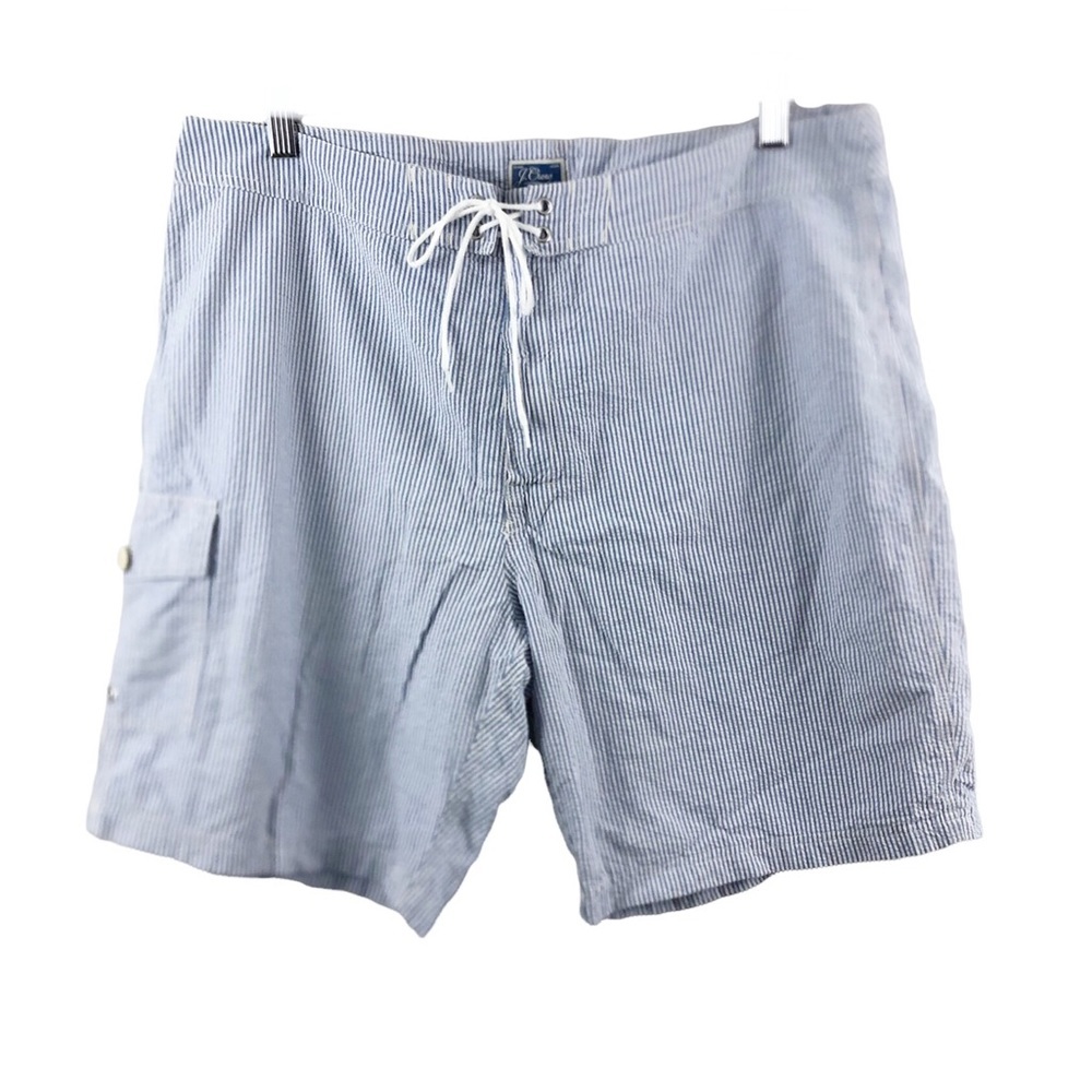 J.Crew Seersucker Swim Trunks